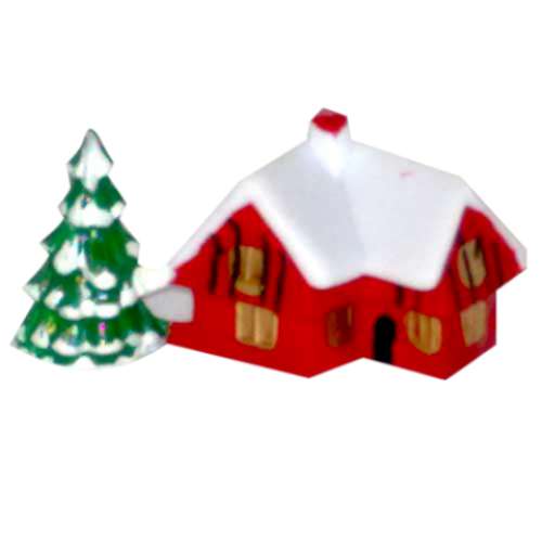 Santas House Cake Decoration